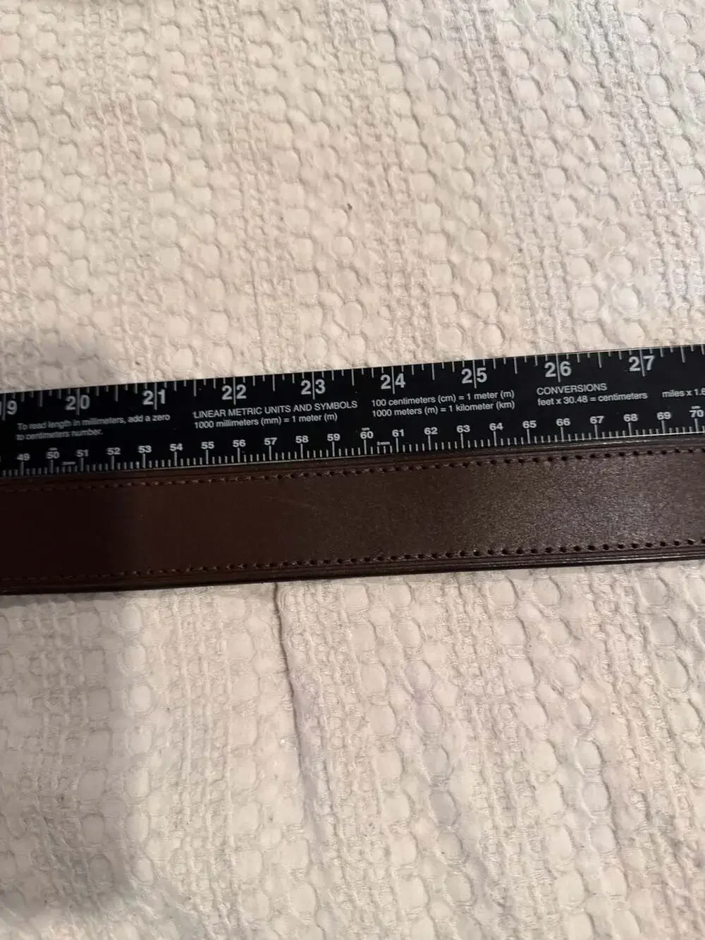 Banana Republic Brown Genuine Leather Belt Size M